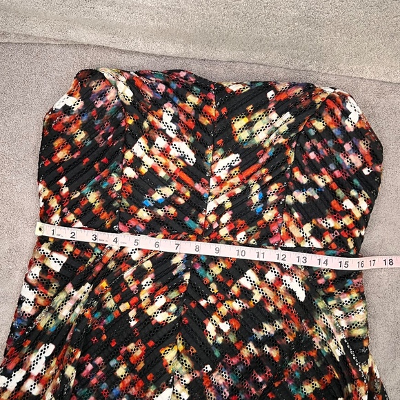 Mossimo Knee-Length Sleeveless Color Pop Eyelet Dress L Cocktail Party Holiday - Picture 9 of 12